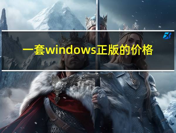 一套windows正版的价格的相关图片