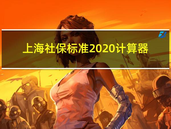 上海社保标准2020计算器的相关图片