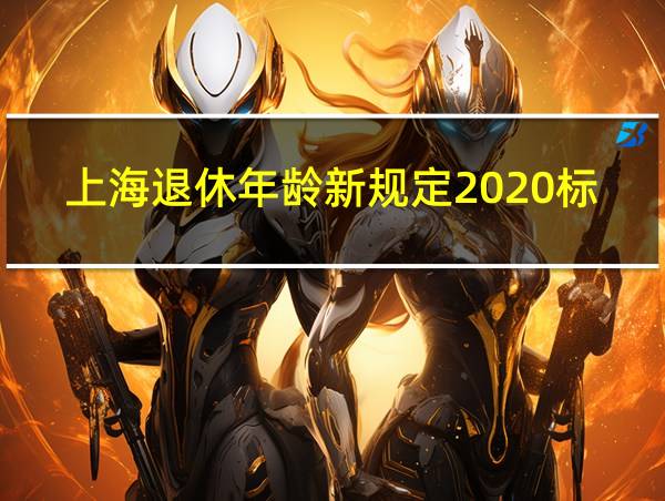 上海退休年龄新规定2020标准的相关图片