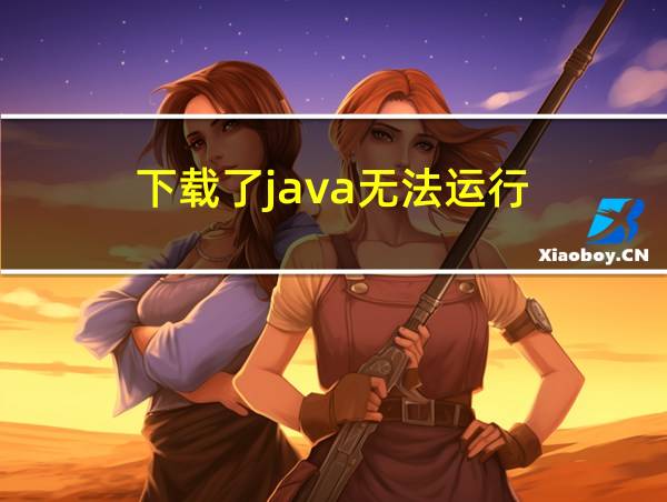 下载了java无法运行的相关图片