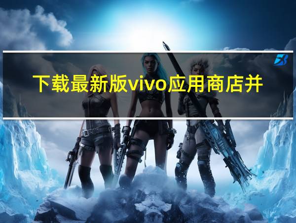 下载最新版vivo应用商店并安装的相关图片