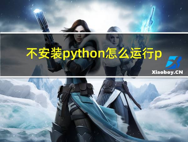 不安装python怎么运行py的相关图片