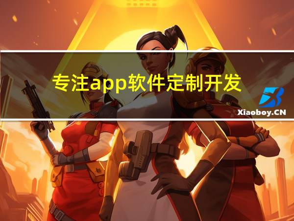 专注app软件定制开发的相关图片