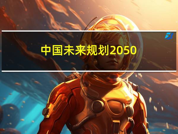 中国未来规划2050的相关图片