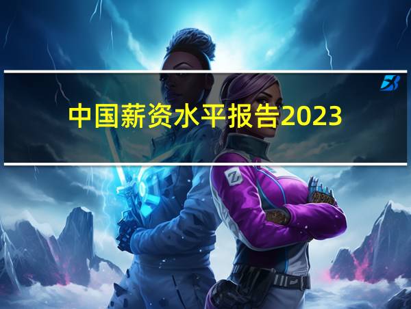 中国薪资水平报告2023的相关图片