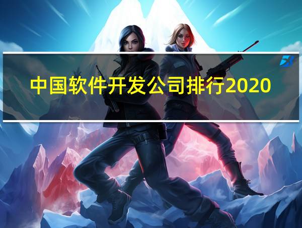 中国软件开发公司排行2020的相关图片