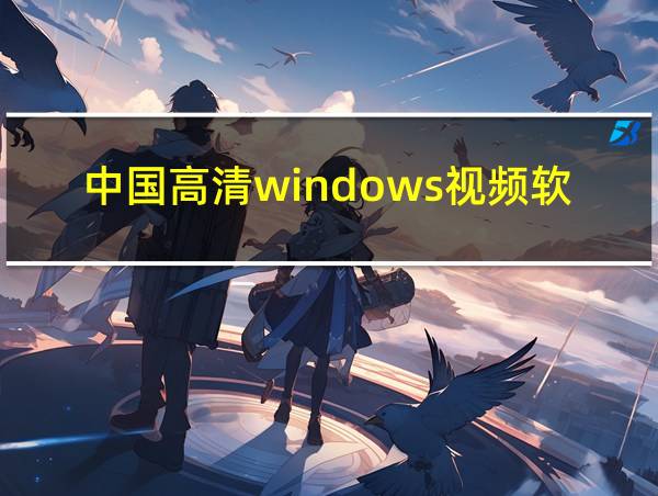 中国高清windows视频软件的相关图片