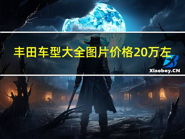 丰田车型大全图片价格20万左右的相关图片