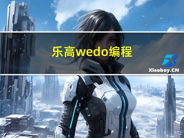 乐高wedo编程的相关图片