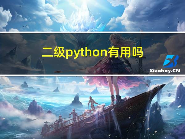 二级python有用吗的相关图片