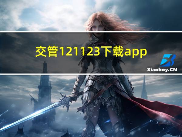 交管121123下载app的相关图片