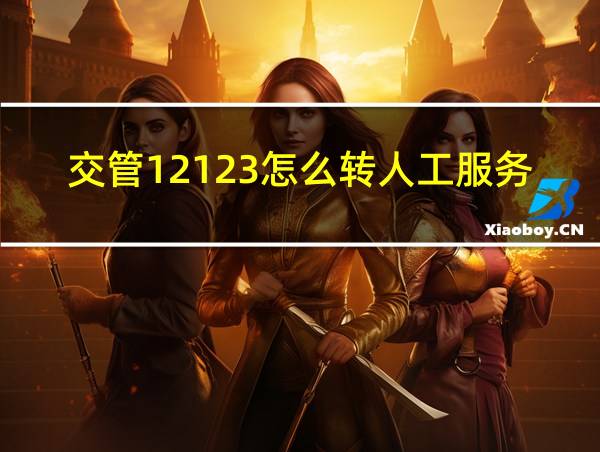 交管12123怎么转人工服务的相关图片