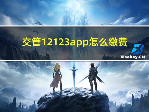 交管12123app怎么缴费的相关图片