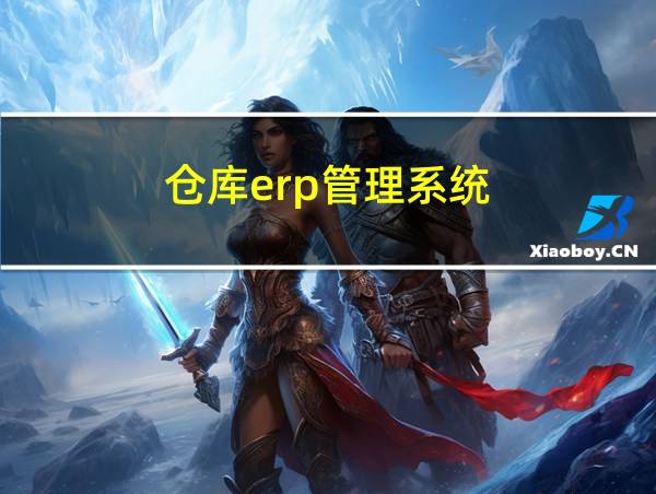 仓库erp管理系统的相关图片