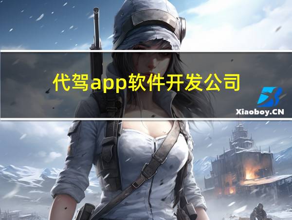 代驾app软件开发公司的相关图片