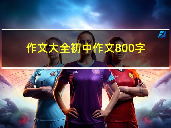 作文大全初中作文800字的相关图片