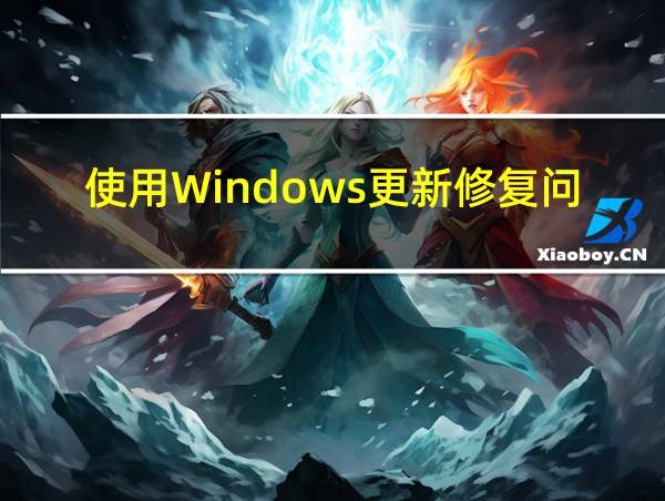 使用Windows更新修复问题的相关图片