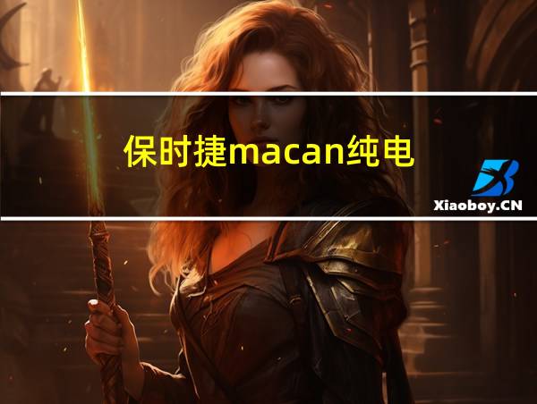 保时捷macan纯电的相关图片