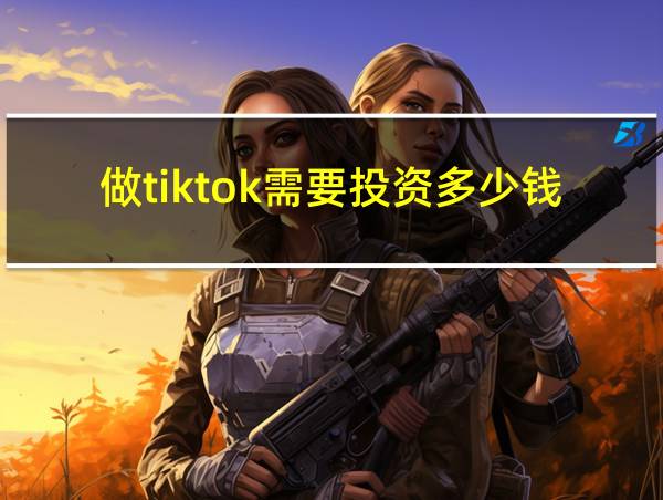 做tiktok需要投资多少钱的相关图片