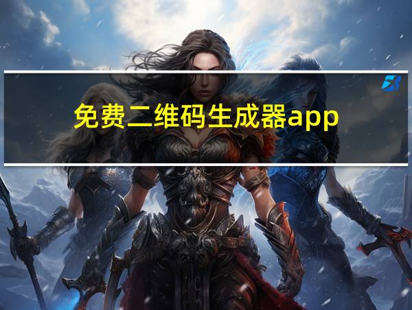 免费二维码生成器app的相关图片