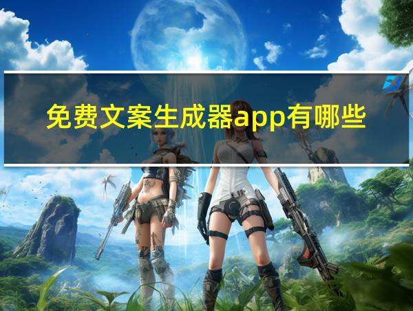 免费文案生成器app有哪些的相关图片