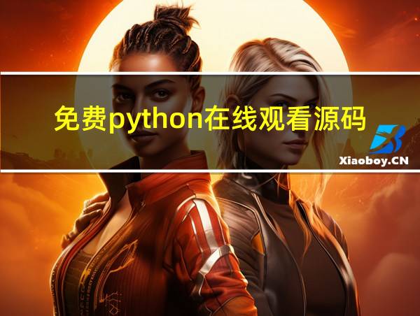 免费python在线观看源码的相关图片