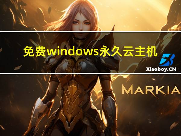 免费windows永久云主机的相关图片