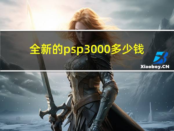 全新的psp3000多少钱的相关图片