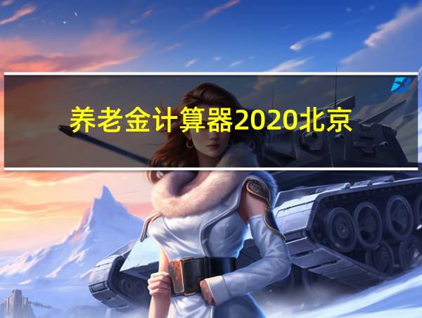 养老金计算器2020北京的相关图片