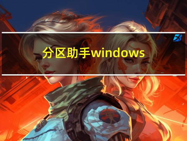 分区助手windows的相关图片