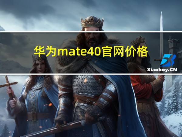 华为mate40官网价格的相关图片