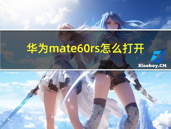 华为mate60rs怎么打开5g的相关图片