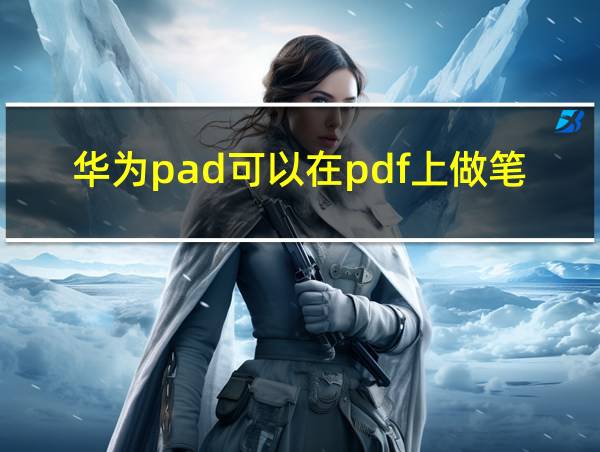 华为pad可以在pdf上做笔记吗的相关图片