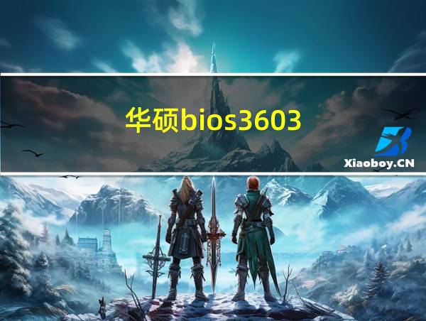 华硕bios3603的相关图片