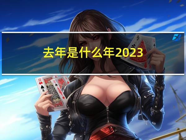 去年是什么年2023的相关图片