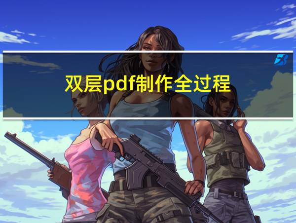 双层pdf制作全过程的相关图片