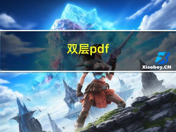 双层pdf的相关图片