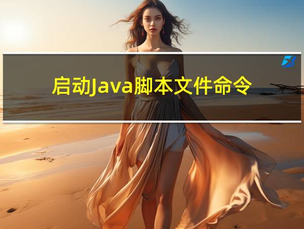 启动Java脚本文件命令的相关图片