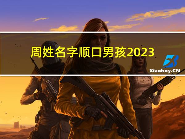 周姓名字顺口男孩2023的相关图片