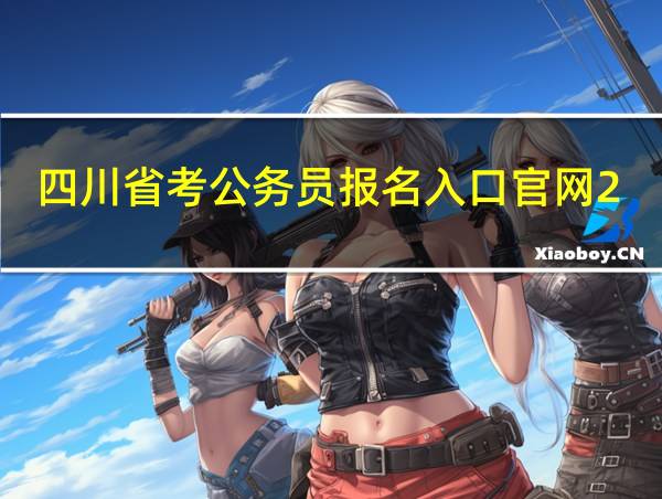 四川省考公务员报名入口官网2024年的相关图片