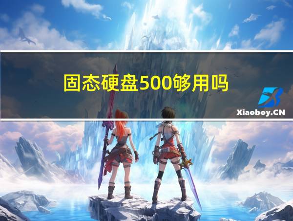 固态硬盘500够用吗的相关图片