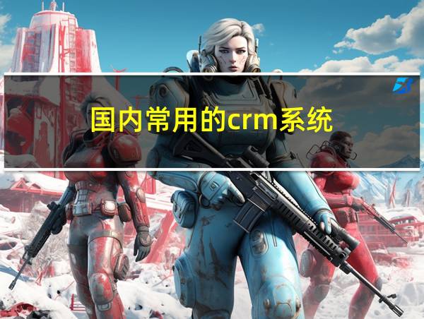 国内常用的crm系统的相关图片