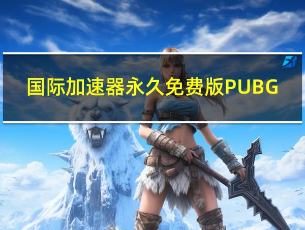 国际加速器永久免费版PUBG的相关图片