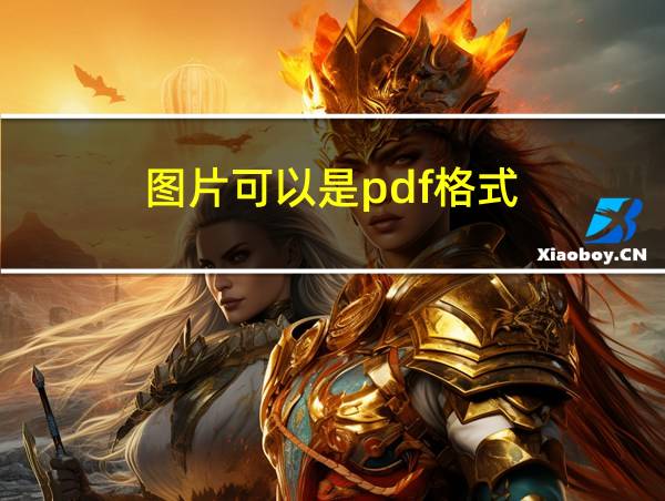 图片可以是pdf格式的相关图片