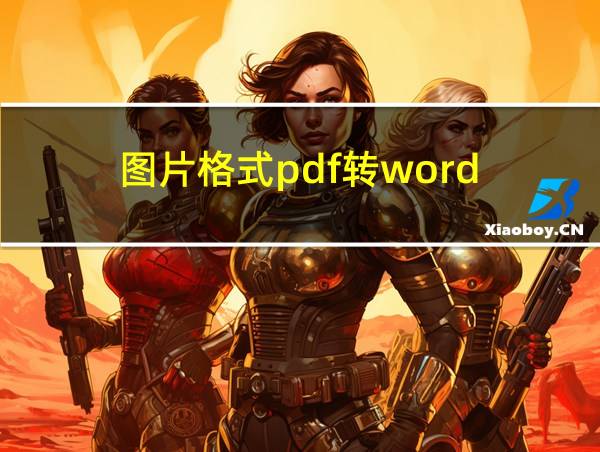 图片格式pdf转word的相关图片