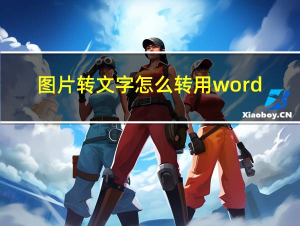 图片转文字怎么转用word的相关图片