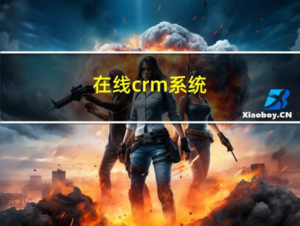 在线crm系统的相关图片