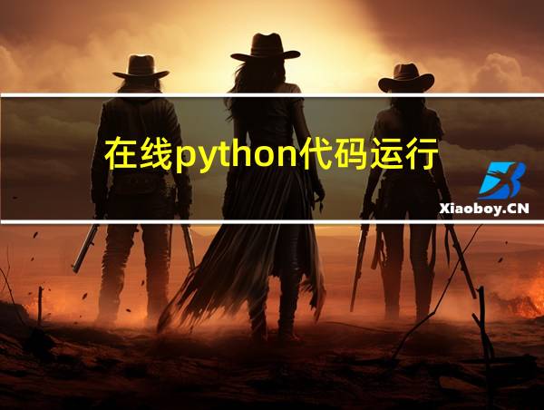 在线python代码运行的相关图片