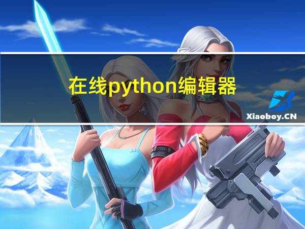 在线python编辑器的相关图片