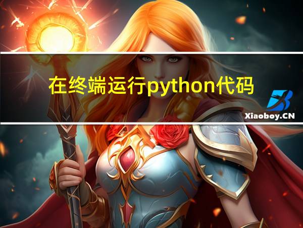 在终端运行python代码的相关图片